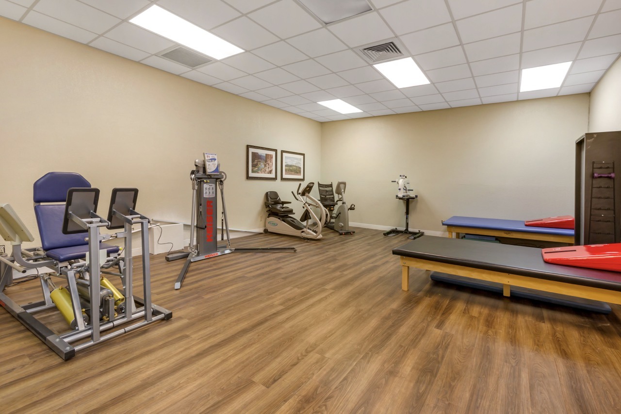 Gym and exercise room at Inspirations of Mesa.